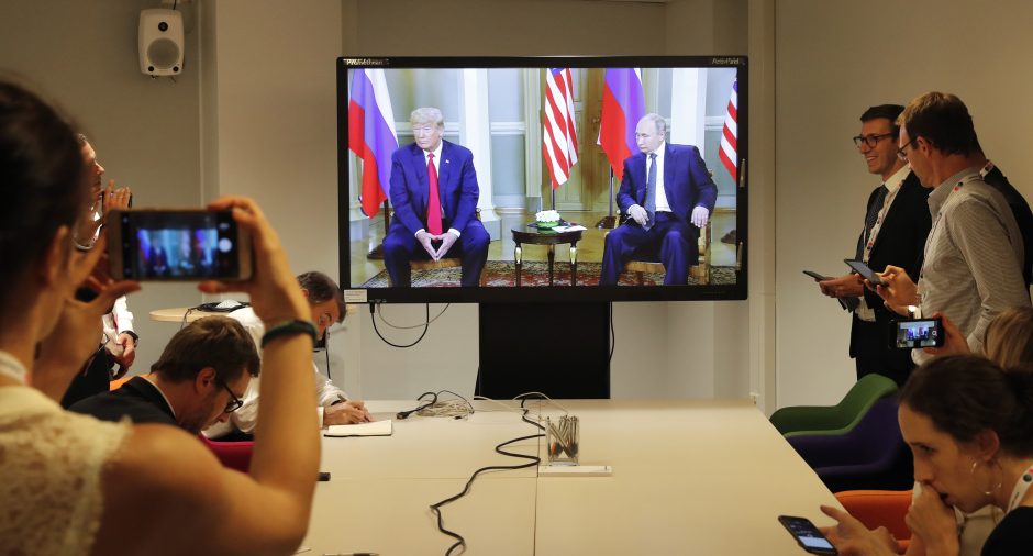 D. Trumpo ir V. Putino derybos Helsinkyje