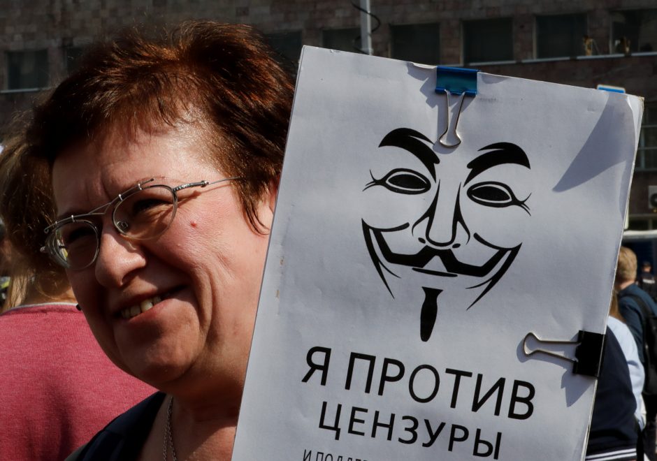 Maskvoje – protestas dėl interneto laisvės