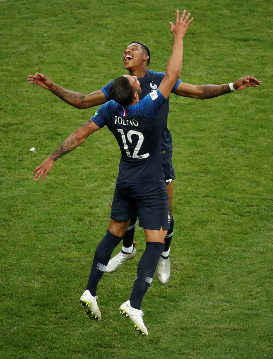 Prancūzijos futbolininkai antrą kartą tapo pasaulio čempionais