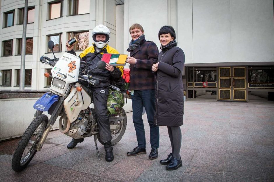 Keliautojas motociklu K. Košys sėkmingai pasiekė Hurgadą