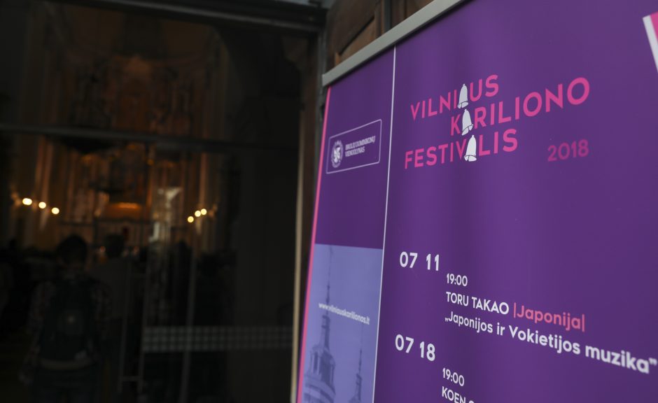 Vilniaus kariliono festivalį pradėjo svečias iš Japonijos