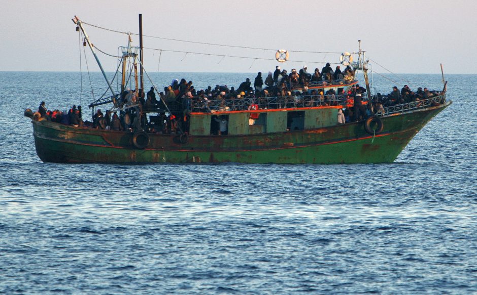 Viduržemio jūrą šiemet perplaukė daugiau kaip 430 tūkst. migrantų
