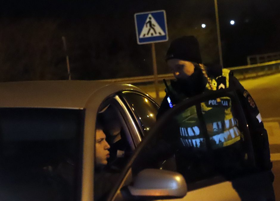 Kauno policijos vykdytas reidas 