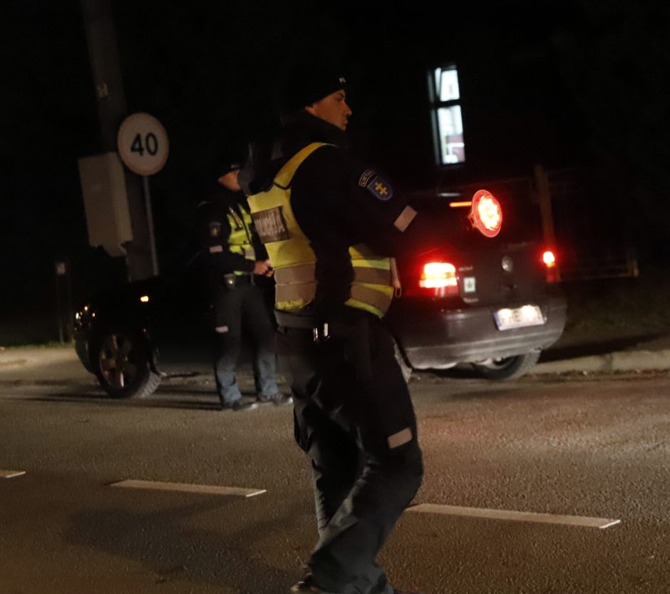 Kauno policijos vykdytas reidas 