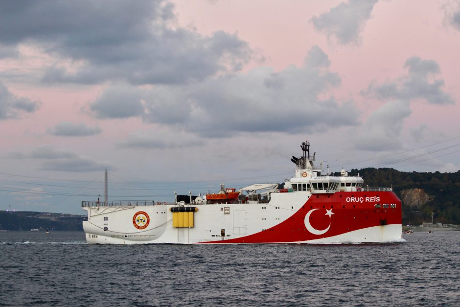 Turkija pratęsė gamtinių dujų telkinių žvalgymo misiją