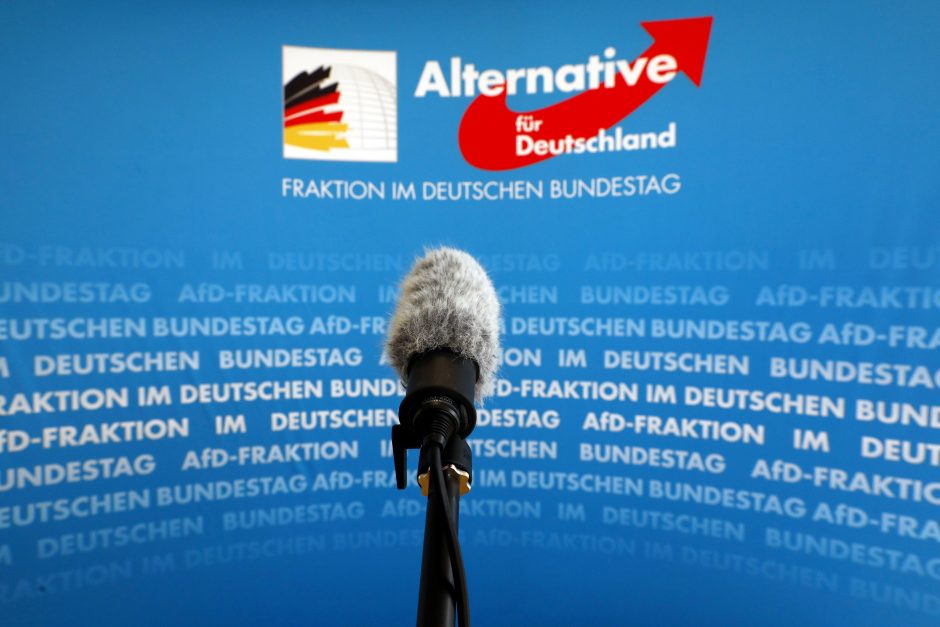 Žiniasklaida: Vokietijos žvalgyba seks ultradešiniųjų partiją AfD