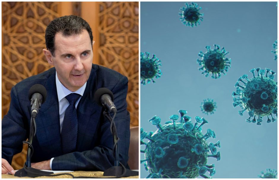Sirijos prezidentui ir jo žmonai nustatytas koronavirusas