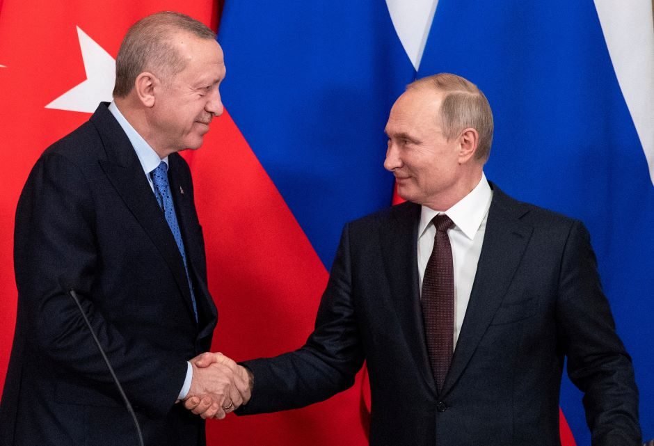 Sočyje R. T. Erdoganas bandys įtikinti V. Putiną atgaivinti Ukrainos grūdų susitarimą