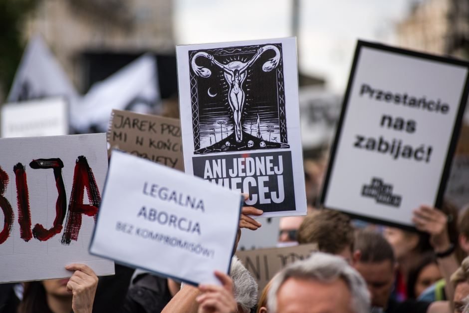 Lenkijos kairieji siekia liberalizuoti įstatymą dėl abortų