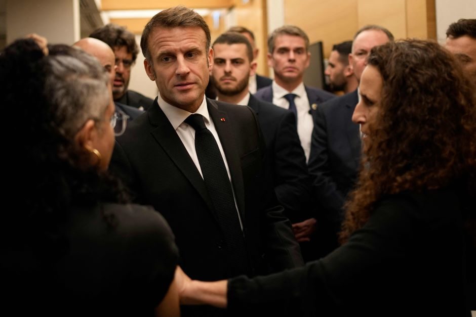 Prancūzijos prezidentas atvyko į Izraelį solidarumo vizito