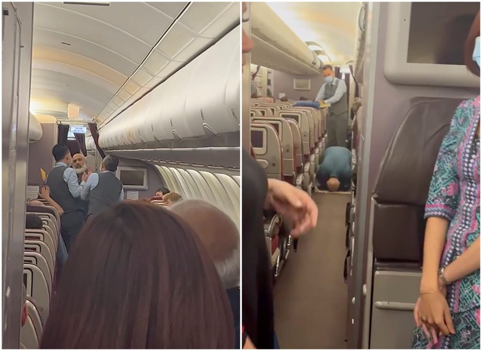 Teko nutupdyti iš Malaizijos skridusį lėktuvą: dėl grasinimų sulaikytas keleivis