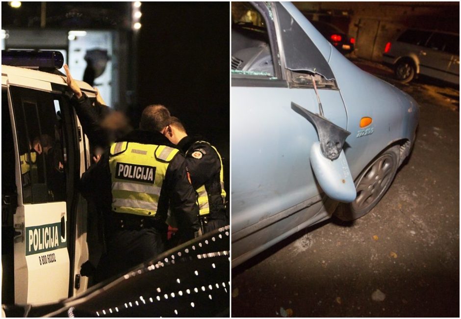 Klaipėdoje apgadinti du automobiliai: sulankstytas kapotas, pavogti veidrodėliai