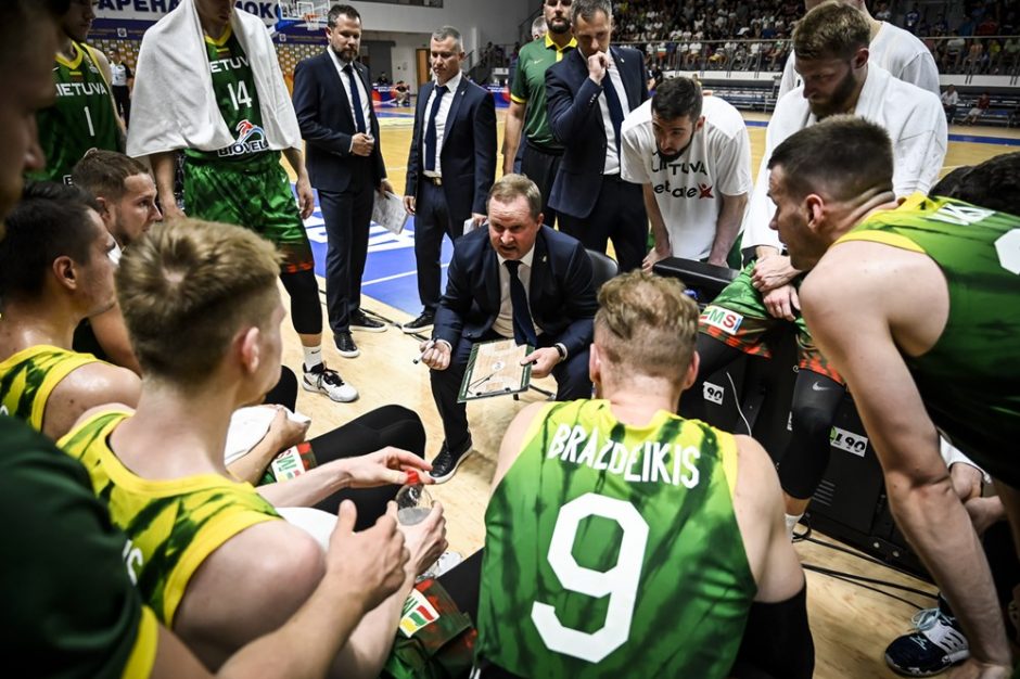 Lietuvos vyrų krepšinio rinktinė – vis dar be nuostolių