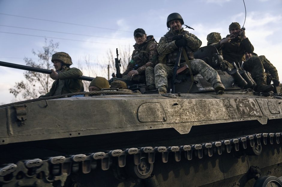 Ukraina sako netrukus pradėsianti kontrpuolimą prie Bachmuto