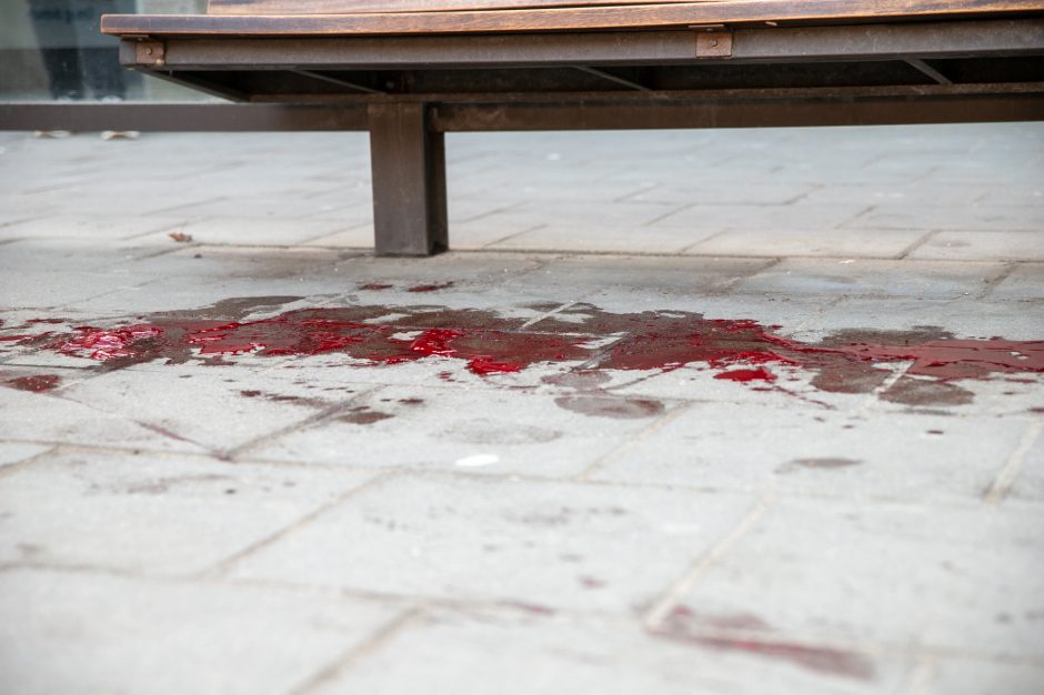 Kraujo klanas prie Kauno autobusų stoties