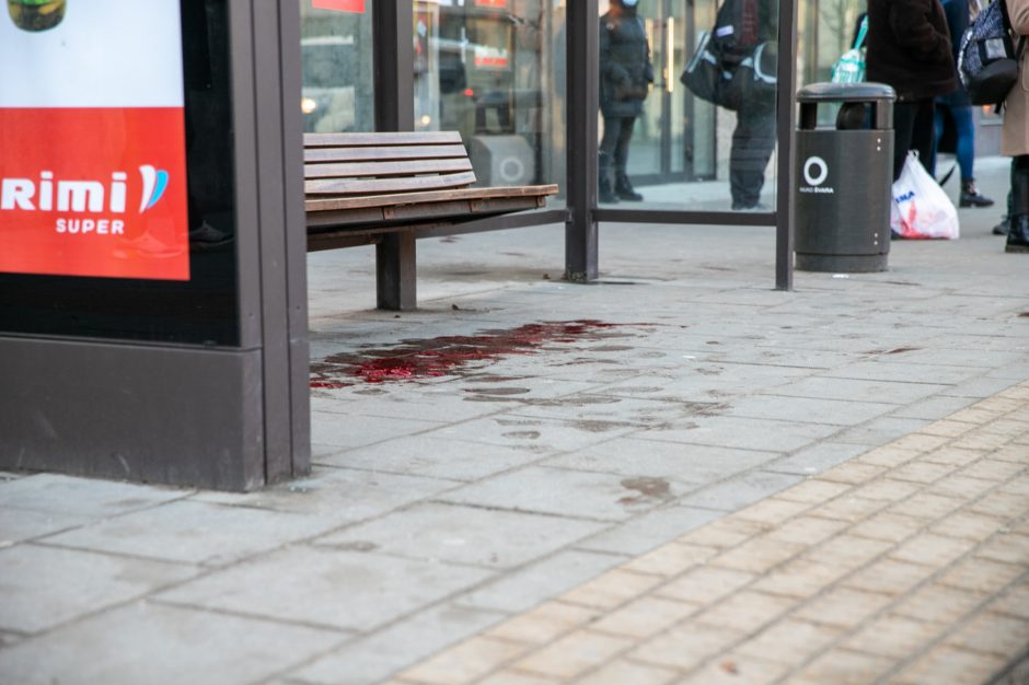 Kraujo klanas prie Kauno autobusų stoties