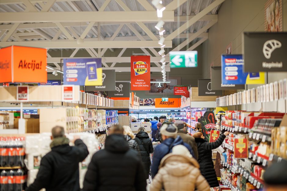Iš didžiųjų šalies prekybos tinklų Vilniuje pigiausią dažnai vartojamų prekių krepšelį siūlo „Lidl“