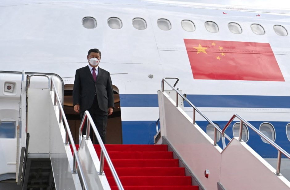 Kinijos prezidentas atvyko į Kazachstano sostinę
