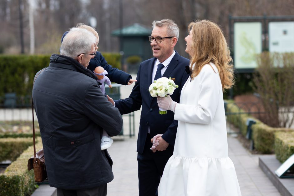 Aktorius A. Sakalauskas susituokė su mylimąja G. Laubner