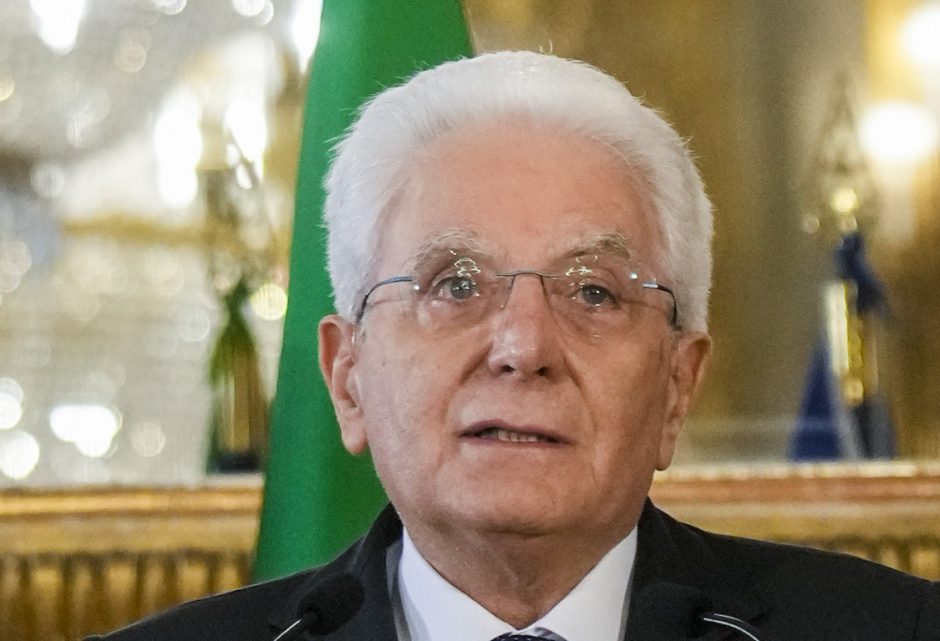 Italijos prezidentas paleido parlamentą: bus sušaukti pirmalaikiai rinkimai