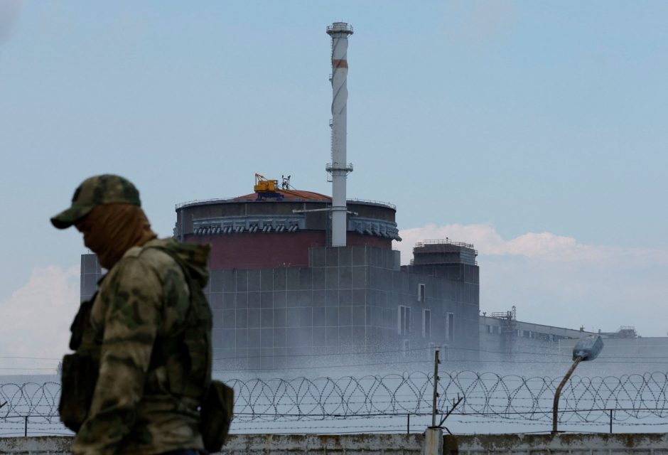 G7: tai, kad Rusija kontroliuoja Ukrainos atominę elektrinę, kelia pavojų regionui