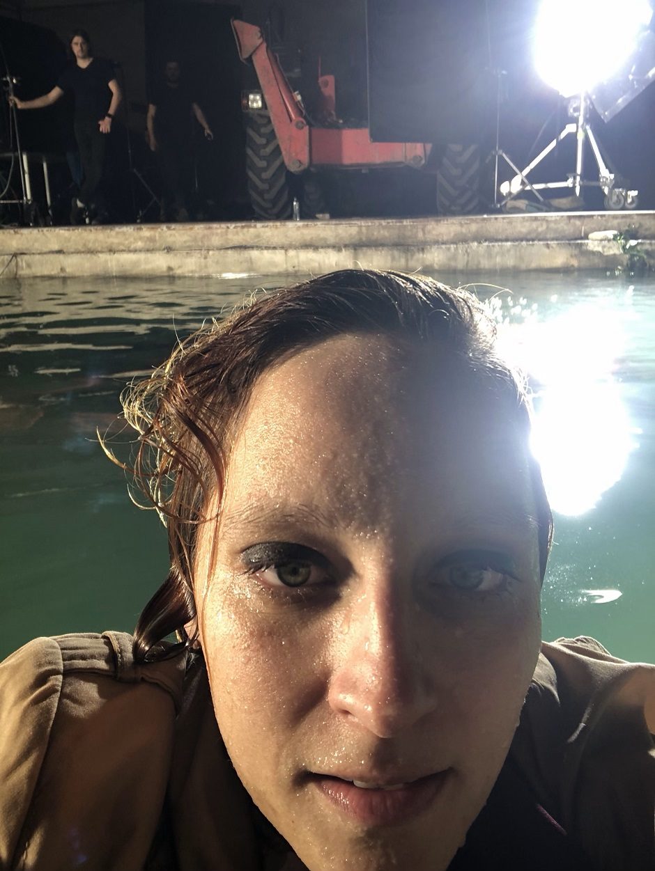 Aktorė G. Siurbytė automobilyje po vandeniu: leiskite įkvėpti!