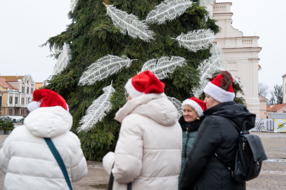 Šlapios ir vėjuotos Kalėdos – ne kliūtis džiaugtis šventėmis