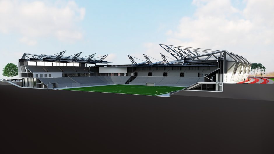 Uždegta žalia šviesa nacionaliniam stadionui: bus atidarytas 2022-aisiais
