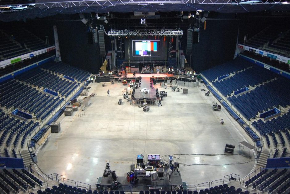 Prieš „Aerosmith“ koncertą „Siemens“ arenoje verda darbas
