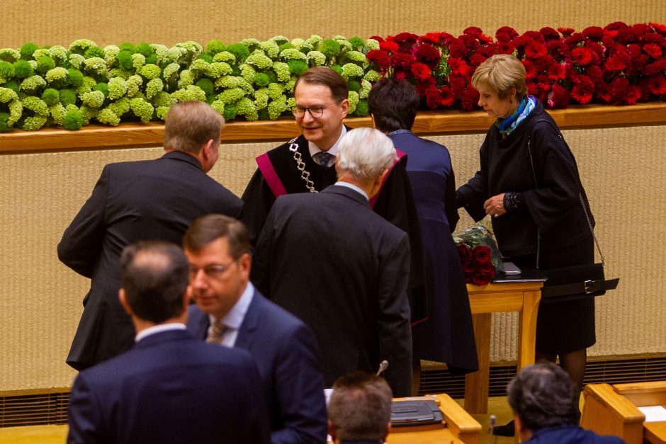 G. Nausėdos priesaikos ceremonija Seime
