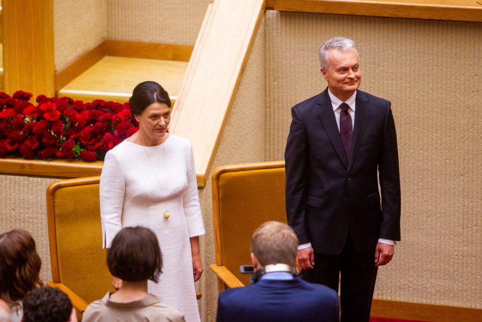 G. Nausėdos priesaikos ceremonija Seime