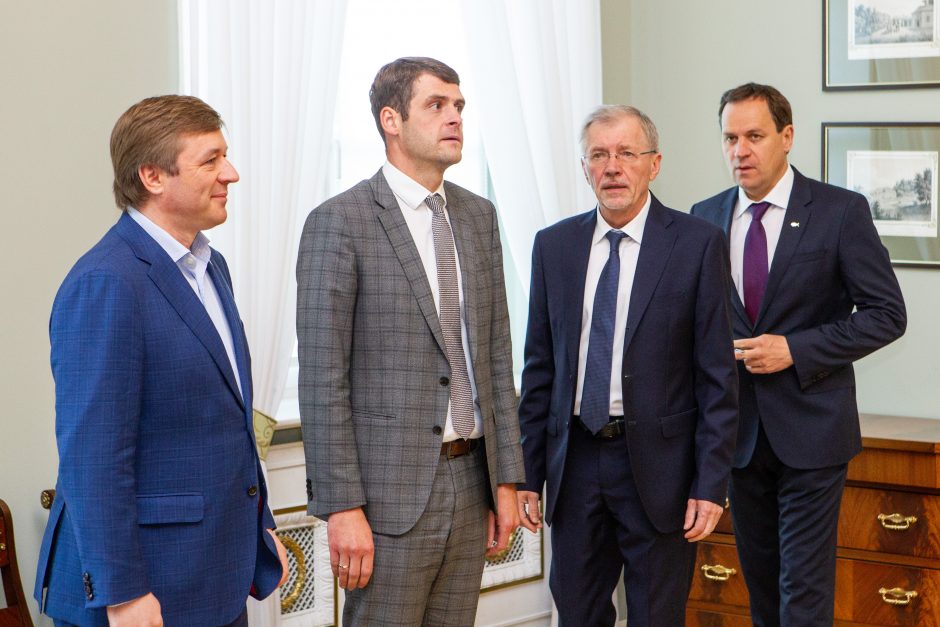 G. Nausėda susitiko su partijų vadovais