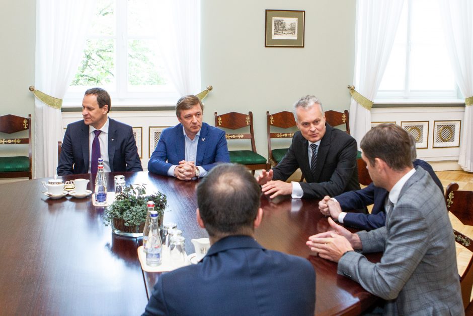 G. Nausėda susitiko su partijų vadovais