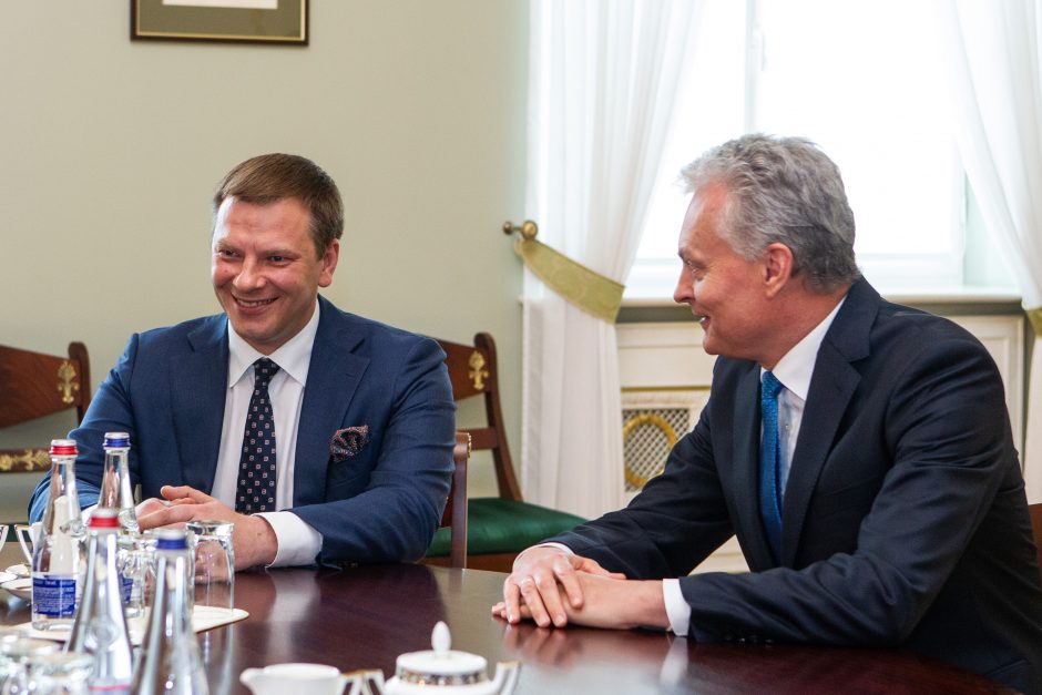 G. Nausėda ir V. Šapoka aptarė, kaip pasiekti proveržį gerovės valstybės link