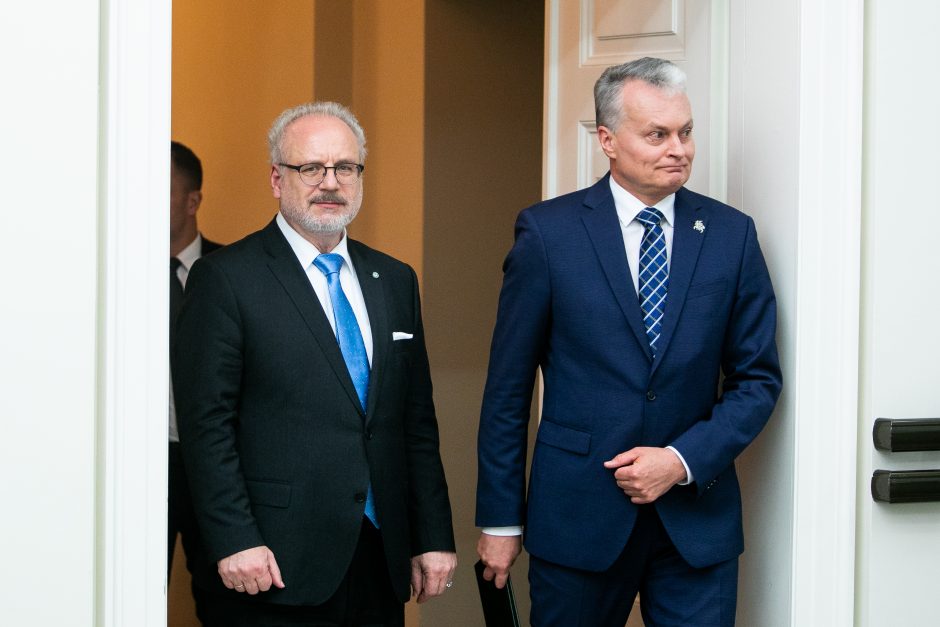 Latvijos prezidentas atvyko į Lietuvą