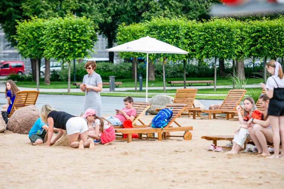 NVSC: paplūdimys Lukiškių aikštėje kelia epidemiologinę riziką