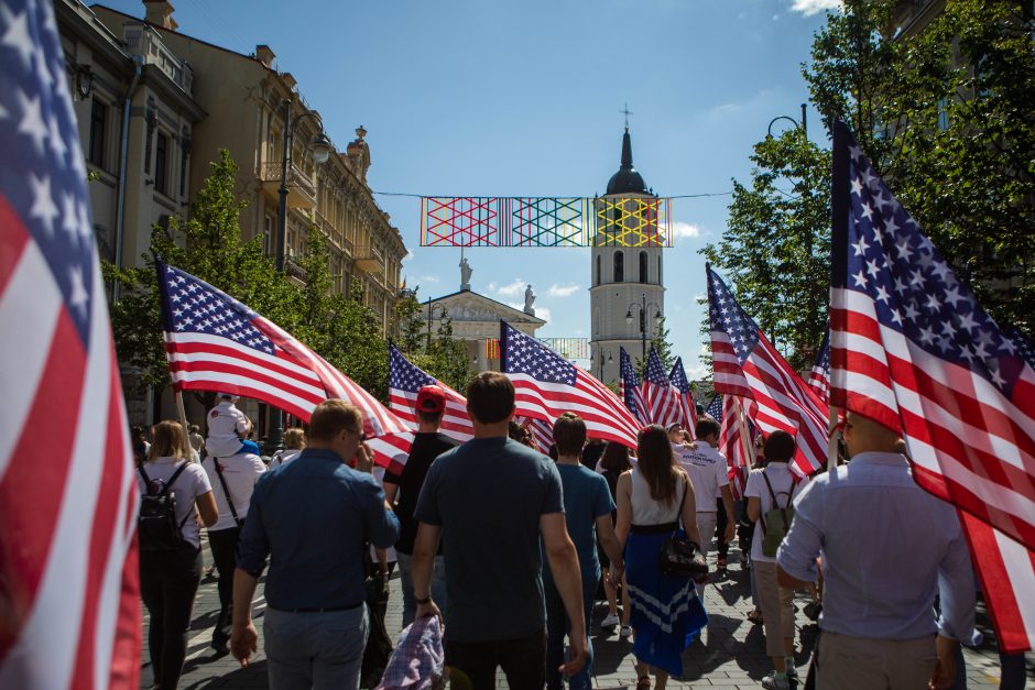 Sostinėje – JAV Nepriklausomybės dienai skirtas paradas