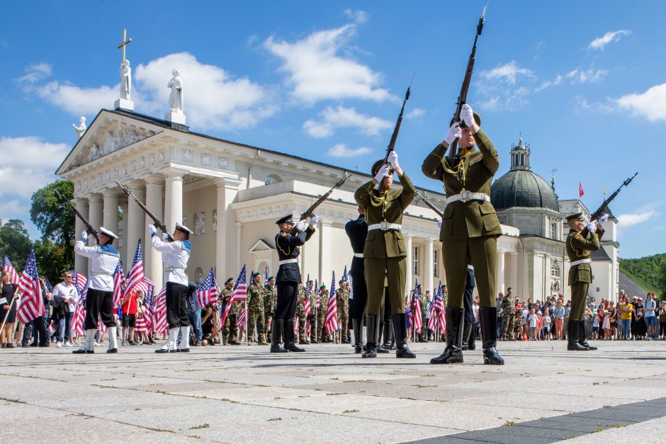 JAV Nepriklausomybės dienos paradas Vilniuje