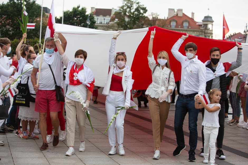 Solidarumo su Baltarusija akcija: vasario 7-ąją kviečia iškelti vėliavas