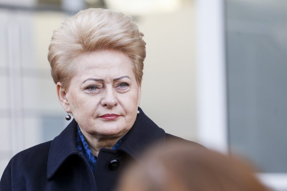 Iš anksto balsavo D. Grybauskaitė