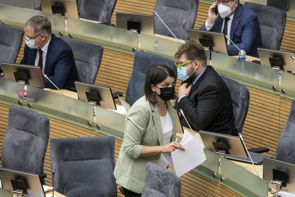 Seimo posėdis dėl premjero kandidatūros