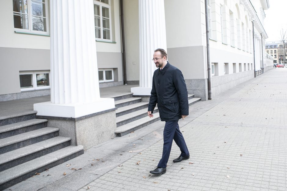 Lietuvos banko vadovas atvyko į Prezidentūrą
