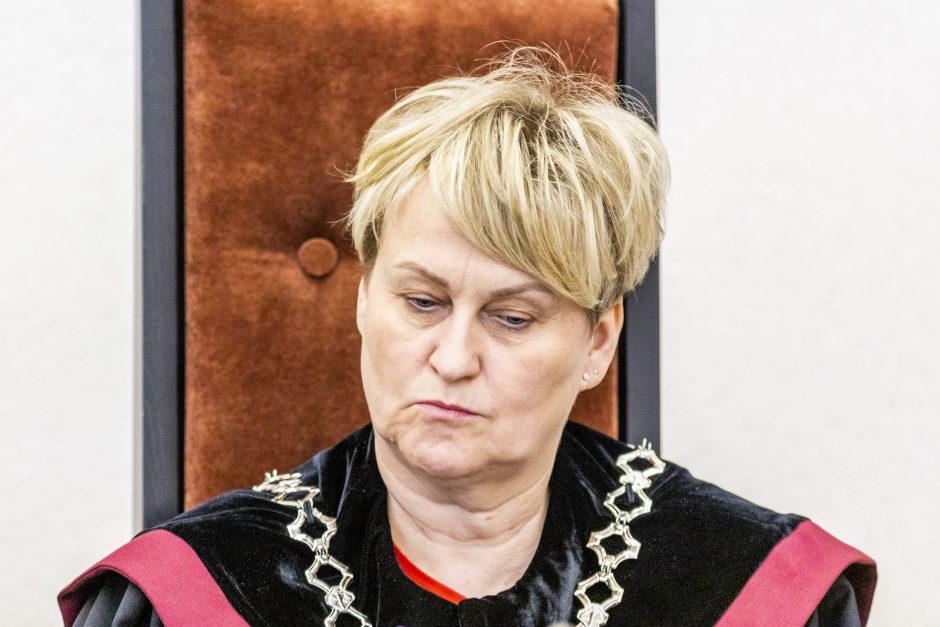 S. Rudėnaitė: neturi būti situacijų, kad pažeminęs vardą teisėjas išvengtų atsakomybės