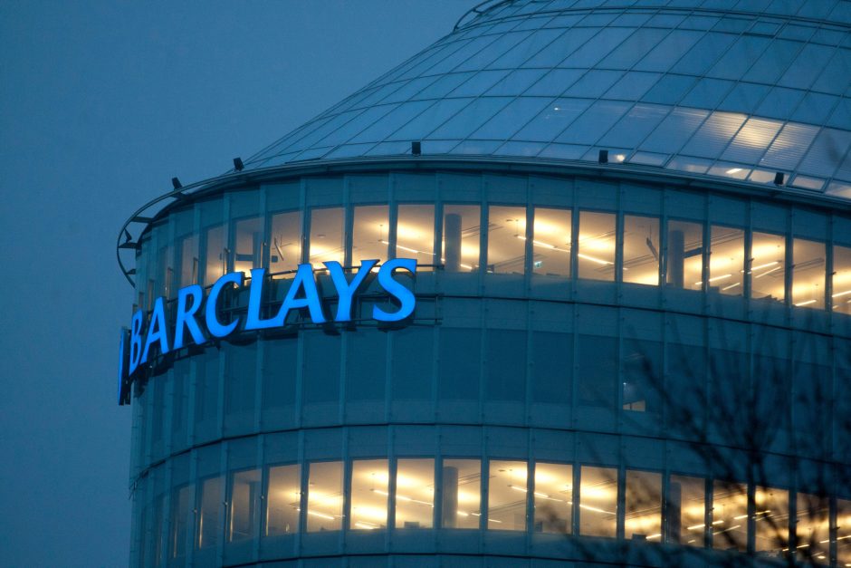 „Barclays“ stabdo operacijų centro veiklą Vilniuje, atleis apie 260 žmonių