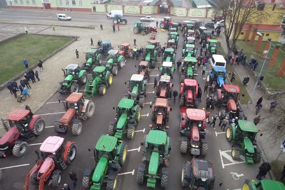 Lietuvoje – ūkininkų protestas