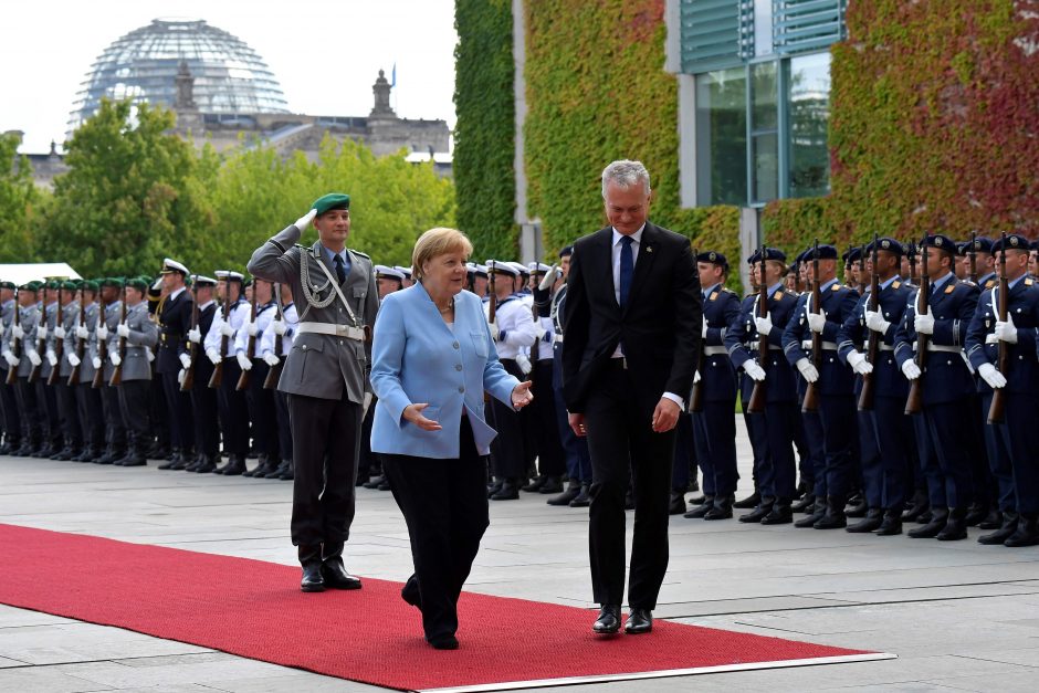 A. Merkel patikino: Vokietijos kariai liks Lietuvoje