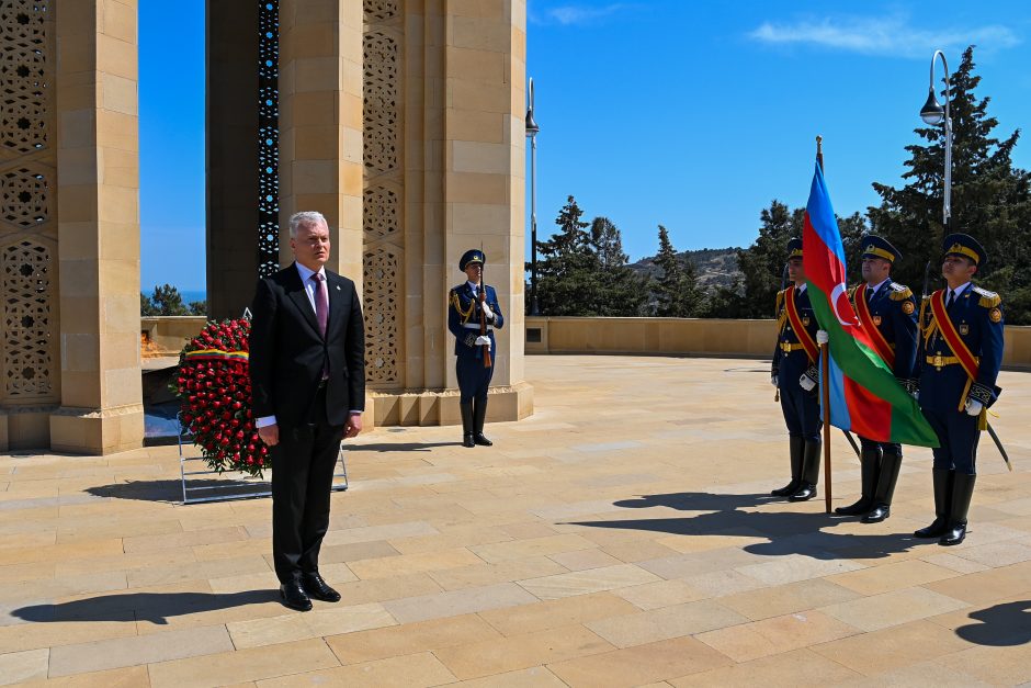 G. Nausėdos vizitas Azerbaidžane