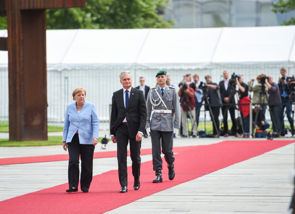 G. Nausėdos susitikimas su A. Merkel