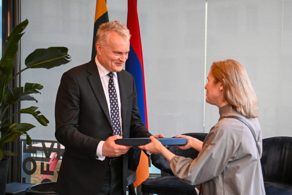 G. Nausėda: Lietuva pasisako už glaudesnę ES ir Armėnijos integraciją