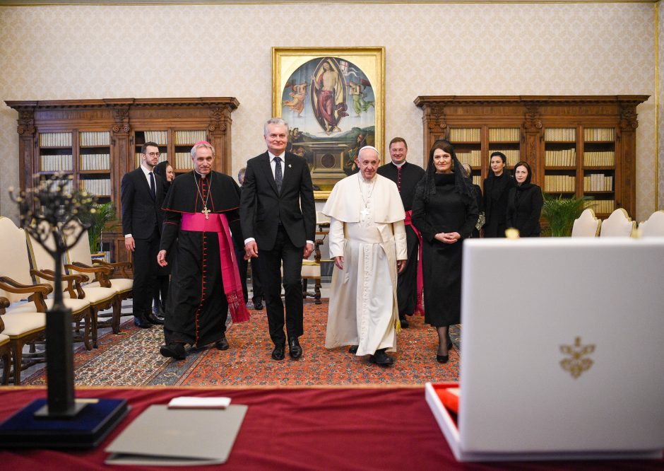 G. Nausėda susitiko su popiežiumi